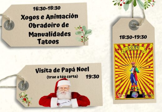 Touro celebra o próximo venres pola tarde a súa Festa de Nadal